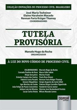 Imagem de TUTELA PROVISORIA - A LUZ DO NOVO CODIGO DE PROCESSO CIVIL