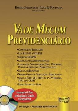 Imagem de VADE MECUM PREVIDENCIARIO - ACOMPANHA CD-ROM