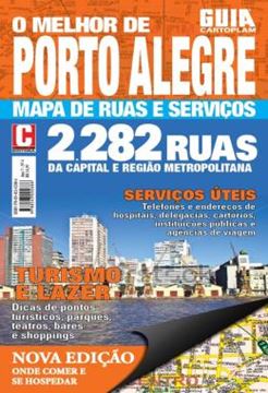 Imagem de GUIA CARTOPLAM - O MELHOR DE PORTO ALEGRE - MAPA DE RUAS E SERVICOS