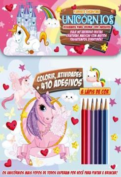 Imagem de FLORESTA ENCANTADA - ATIVIDADES PARA COLORIR COM ADESIVOS