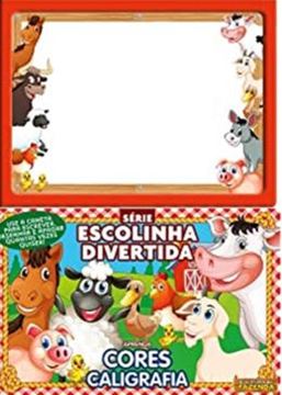 Imagem de SERIE ESCOLINHA DIVERTIDA - APRENDA CORES - CALIGRAFIA - A TURMINHA DA FAZENDA