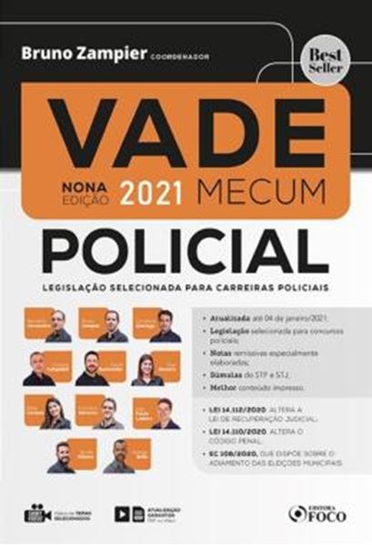 Picture of VADE MECUM POLICIAL - LEGISLACAO SELECIONADA PARA CARREIRAS POLICIAIS