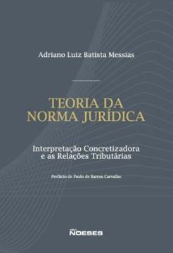 Imagem de TEORIA DA NORMA JURIDICA - INTERPRETACAO CONCRETIZADORA E AS RELACOES TRIBUTARIAS