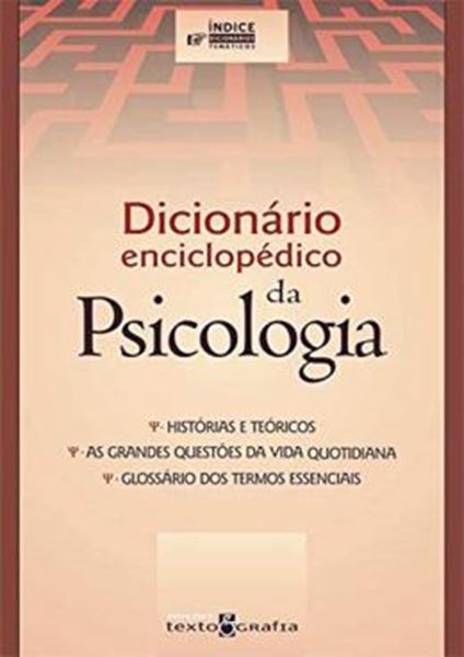 Picture of DICIONARIO ENCICLOPEDICO DA PSICOLOGIA