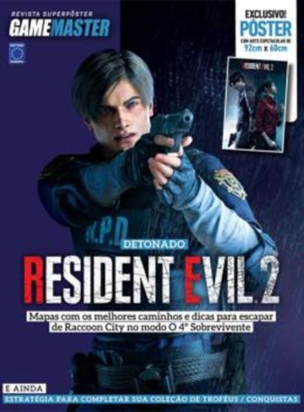 Picture of SUPERPOSTER GAME MASTER - DETONADO RESIDENT EVIL 2 (LEON)