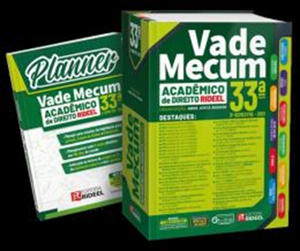 Picture of VADE MECUM ACADEMICO DE DIREITO RIDEEL + PLANNER -  33ª ED. 