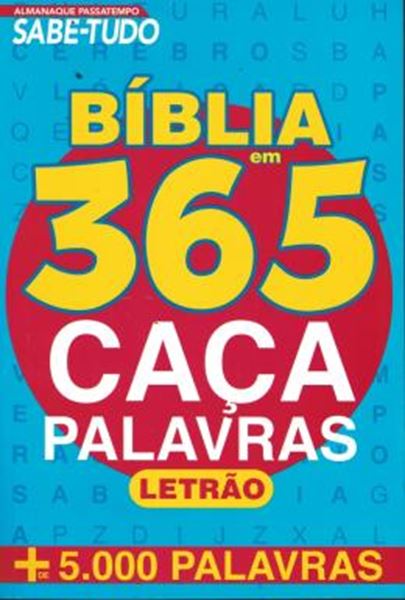 Picture of ALMANAQUE PSSATEMPO SABE-TUDO - BIBLIA EM 365 CACA-PALAVRAS
