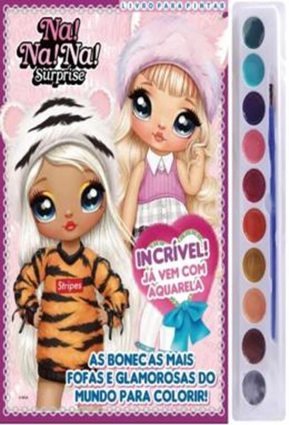 Picture of NA! NA! NA! SURPRISE VOL. 1 - LIVRO PARA PINTAR COM AQUARELA