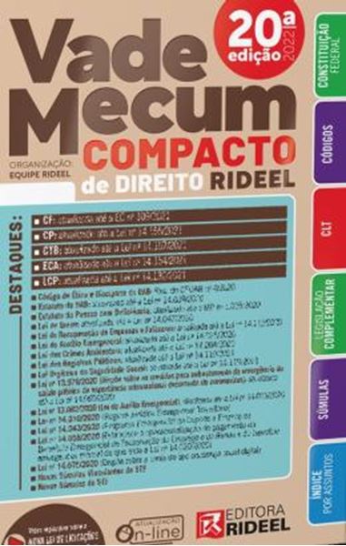 Picture of VADE MECUM COMPACTO DE DIREITO RIDEEL 2022 - 20ª ED