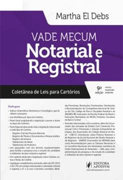 Imagem de VADE MECUM NOTARIAL E REGISTRAL - COLETANEA DE LEIS PARA CARTORIOS
