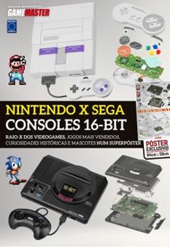Imagem de SUPERPOSTER GAME MASTER - NINTENDO X SEGA - CONSOLES 16-BIT