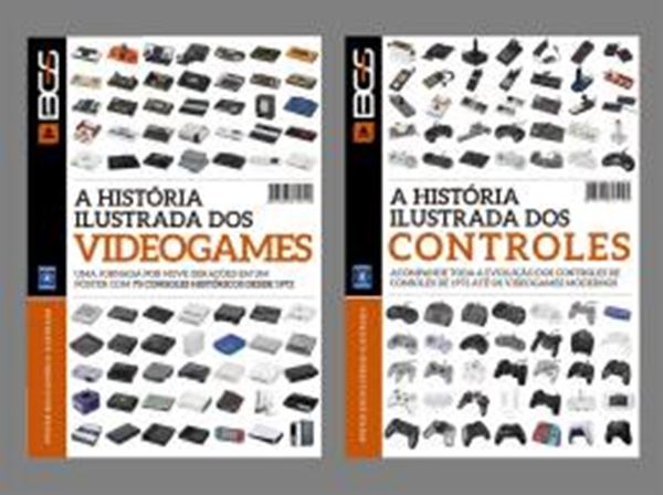Picture of SUPERPOSTER BGS - COMBO A HISTORIA ILUSTRADA DOS VIDEOGAMES E CONTROLES