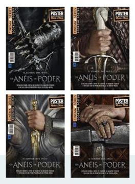 Imagem de SUPERPOSTER CINEMA E SERIES - ANEIS DE PODER - ARTE A+B+C+D