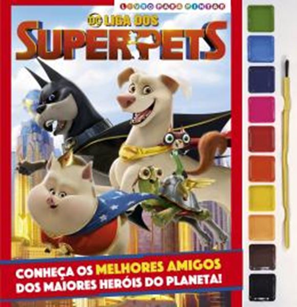 Picture of DC LIGA DOS SUPERPETS - LIVRO PARA PINTAR COM AQUARELA