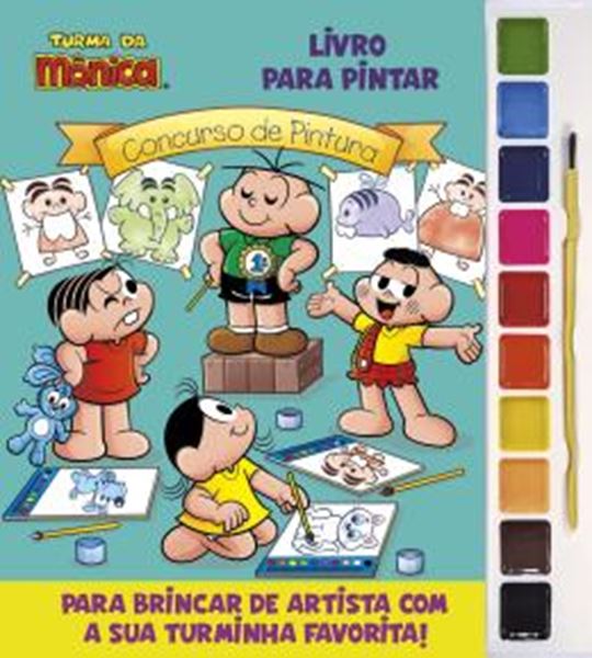 Picture of TURMA DA MONICA VOL. 9 - LIVRO PARA PINTAR COM AQUARELA