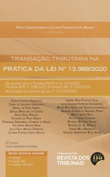Picture of TRANSACAO TRIBUTARIA NA PRATICA DA LEI 13.988/2020 - CONTEUDO INTERATIVO - 2ª ED