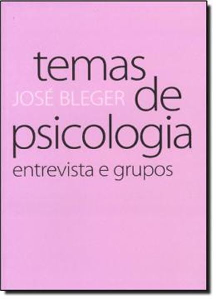 Picture of TEMAS DE PSICOLOGIA - ENTREVISTA E GRUPOS