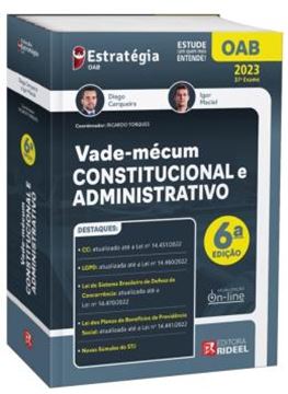 Imagem de VADE-MECUM CONSTITUCIONAL E ADMINISTRATIVO - 6ª ED
