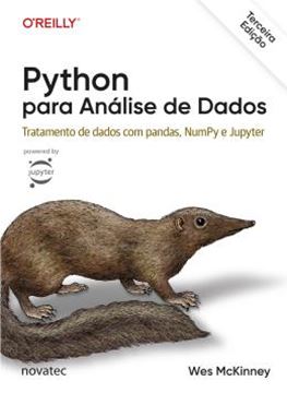 Imagem de PYTHON PARA ANALISE DE DADOS - TRATAMENTO DE DADOS COM PANDAS, NUMPY & JUPYTER - 3ª ED