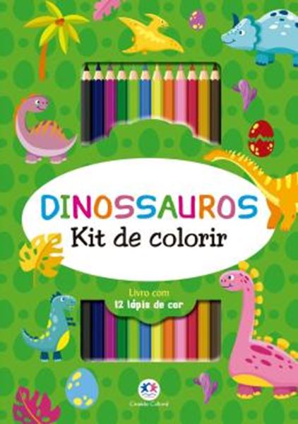 Picture of DINOSSAUROS - KIT DE COLORIR