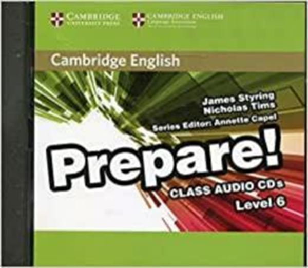 Picture of CAMBRIDGE ENGLISH PREPARE! 6 CLASS AUDIO CD - 1ST ED