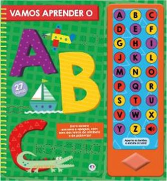 Imagem de VAMOS APRENDER O ABC - LIVRO SONORO E ESCREVA E APAGUE (CAPA VERDE)