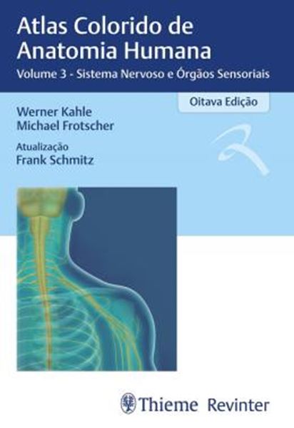 Picture of ATLAS COLORIDO DE ANATOMIA HUMANA - VOL. 3 - SISTEMA NERVOSO - 8ª ED