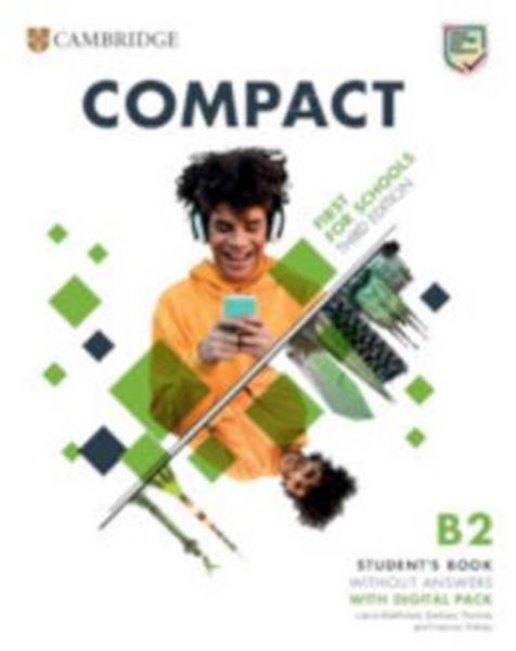 Picture of COMPACT FIRST FOR SCHOOLS B2 FIRST STUDENT´S BOOK WITHOUT ANSWERS WITH DIGITAL PACK - 3RD ED