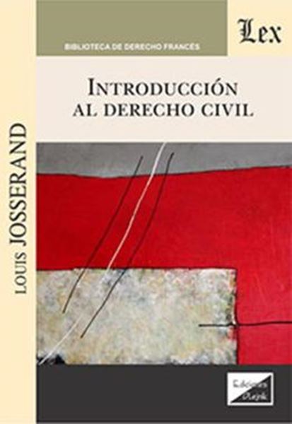 Picture of INTRODUCCION AL DERECHO CIVIL