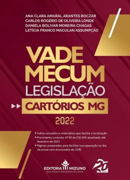 Imagem de VADE MECUM - LEGISLAÇÃO CARTÓRIO MG