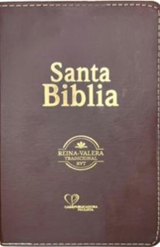 Imagem de SANTA BIBLIA REINA VALERA TRAD. RVT LT GIG MOD. 04 LUJO LISA MARRON
