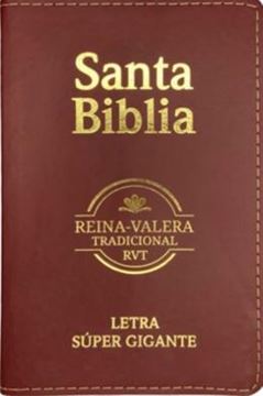 Imagem de SANTA BIBLIA REINA VALERA TRAD. RVT - LT SUPER GIGANTE 1664  CUERO ARTIFICIAL - VINO