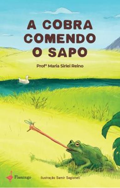 Picture of A COBRA COMENDO O SAPO