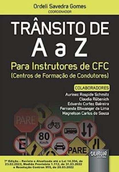Picture of TRANSITO DE A A Z - PARA INSTRUTORES DE CFC (CENTROS DE FORMACAO DE CONDUTORES) - 7ª ED