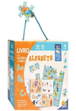 Imagem de TODOLIVRO PLAY - LIVRO COM QUEBRA-CABECA - ALFABETO