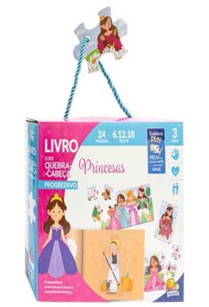 Picture of TODOLIVRO PLAY - LIVRO COM QUEBRA-CABECA - PRINCESAS