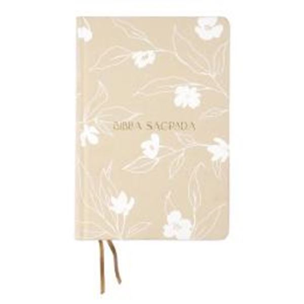 Picture of THE PURPOSE BOOK - BIBLIA SAGRADA, A21, CAPA DURA COM TECIDO, FLORES