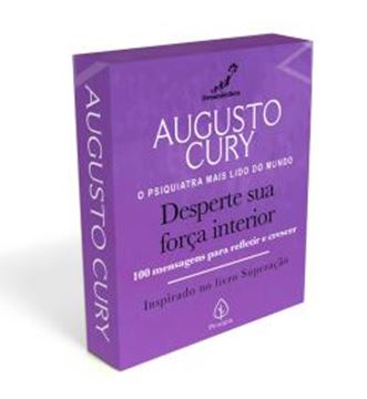 Imagem de COL. AUGUSTO CURY - DESPERTE SUA FORCA INTERIOR - 100 MENSAGENS PARA REFLETIR E CRESCER