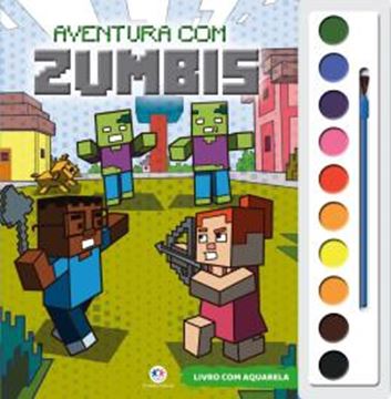 Imagem de COL. LIVRO COM AQUARELA - AVENTURA COM ZUMBIS
