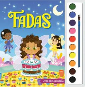 Imagem de COL. LIVRO COM AQUARELA - FADAS