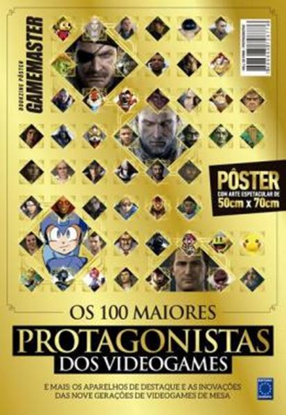 Picture of SUPERPOSTER GAME MASTER - OS 100 MAIORES PROTAGONISTAS DOS VIDEOGAMES