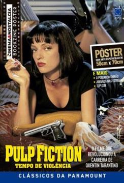Imagem de SUPERPOSTER CINEMA E NOSTALGIA - PULP FICTION (VERSAO LISA, SEM DOBRAS, ENVIADA EM TUBO PROTETOR)