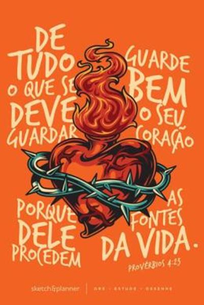 Picture of SKETCH & PLANNER - CORACAO EM CHAMAS