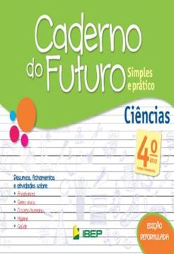 Imagem de CADERNO DO FUTURO - CIENCIAS - 4º ANO