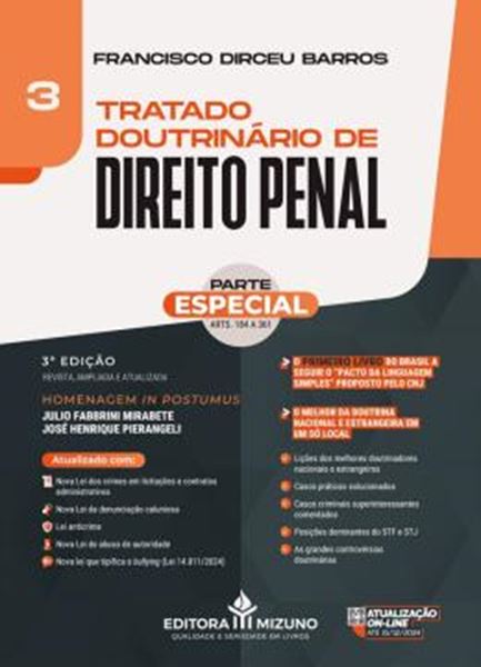 Picture of TRATADO DOUTRINARIO DE DIREITO PENAL - VOL. 3 - 3ª ED