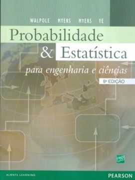 Imagem de PROBABILIDADE E ESTATISCA PARA ENGENHARIA E CIENCIAS - 8ª EDICAO
