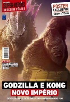 Imagem de SUPERPOSTER MUNDO DOS SUPER-HEROIS - GODZILLA E KONG