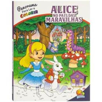 Imagem de PANORAMA PARA LER E COLORIR - ALICE NO PAIS DA MARAVILHAS