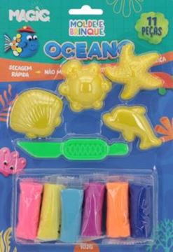 Imagem de MOLDE E BRINQUE 11 PECAS - OCEANO