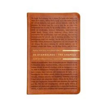 Imagem de OS EVANGELHOS, EDICAO BILINGUE, PORTUGUES/INGLES, NVI/NIV, COM PALAVRAS DE JESUS EM AZUL, CAPA FLEXIVEL